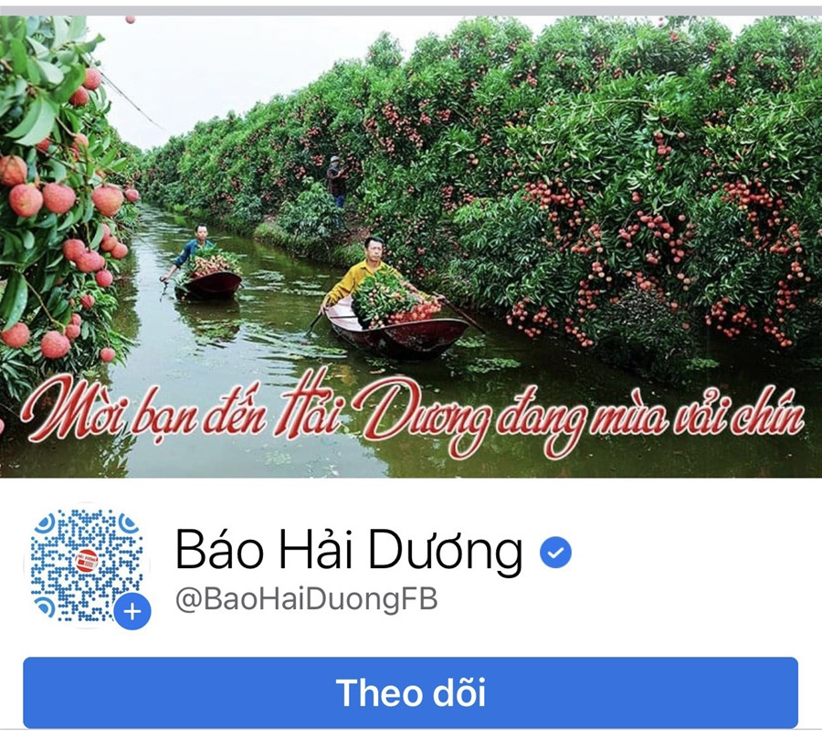 Hai Duong Newspaper's Fanpage granted verified badge
